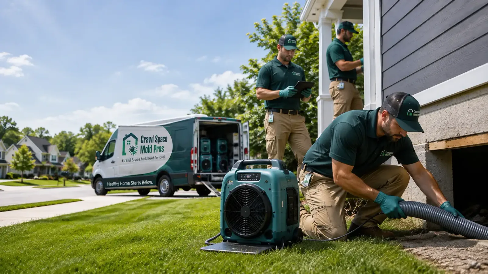 Crawl Space Mold Removal in Jewell, OH